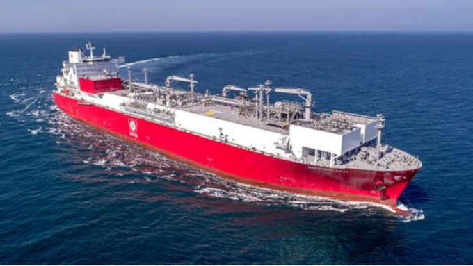 현대중공업이 건조해 지난 2020년 인도한 17만입방미터급 LNG FSRU. 사진 : 한국조선해양