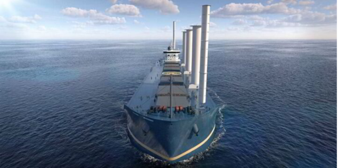 '초효울' 벌크선 조감도. 사진 : Kongsberg Maritime