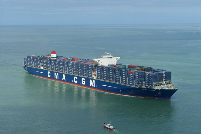 CMA CGM의 컨테이너선. 사진 : CMA CGM