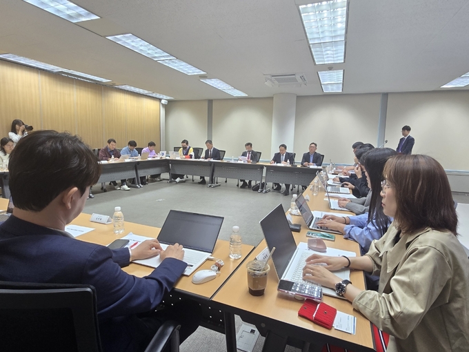  기자간담회 모습. 사진 : 한국해양기자협회