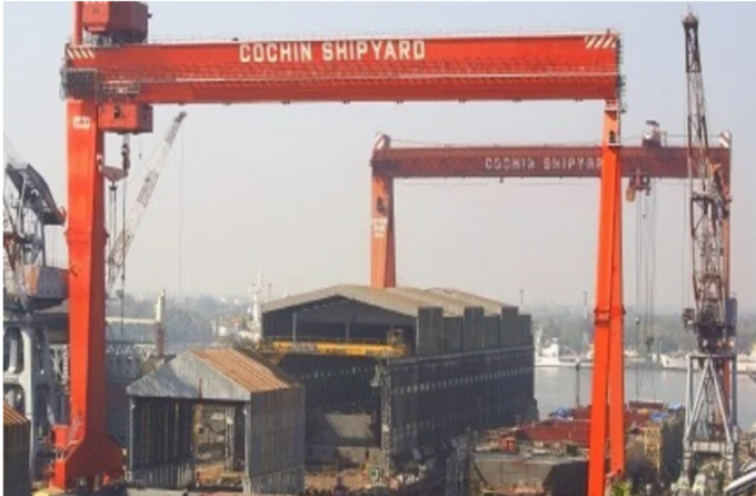 인도 코친조선소. 사진 : Cochin Shipyard