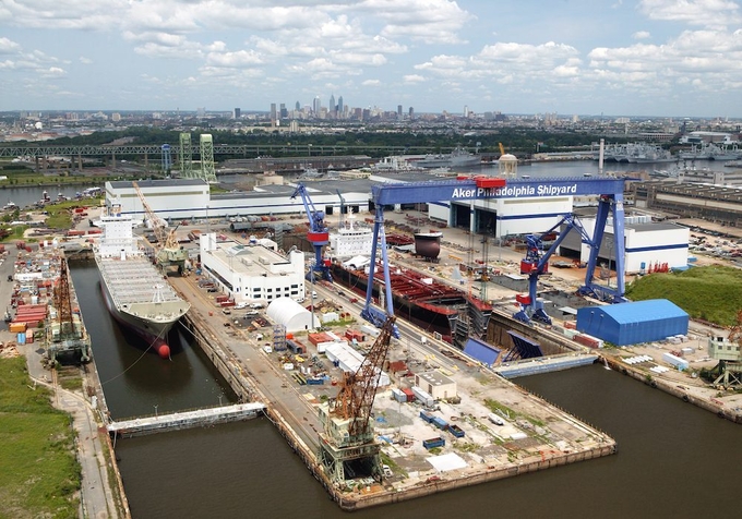 Philly Shipyard 전경. 사진 : 필리조선소